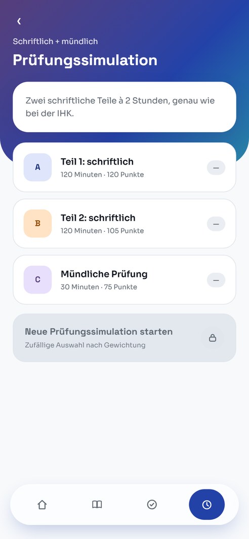Prüfungssimulation